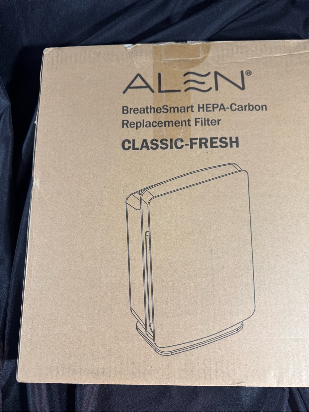 BreatheSmart Classic-Fresh HEPA-Carbon Replacement Filter - Brown